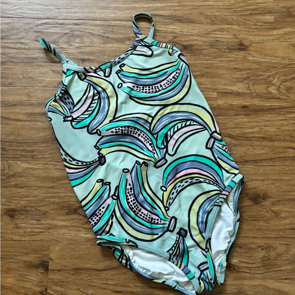 Hanna Andersson Girls One-Piece Swimsuit – Size 10 (140 cm)